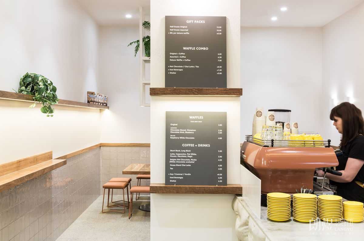 現代簡約奶茶店裝修效果圖