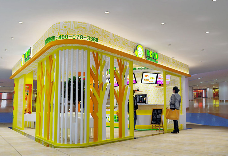 時尚女裝店鋪門頭設計圖片