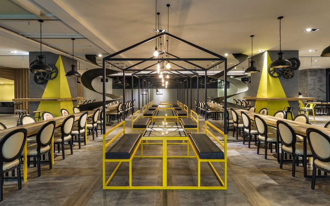 小型旅館餐廳裝修設計效果圖