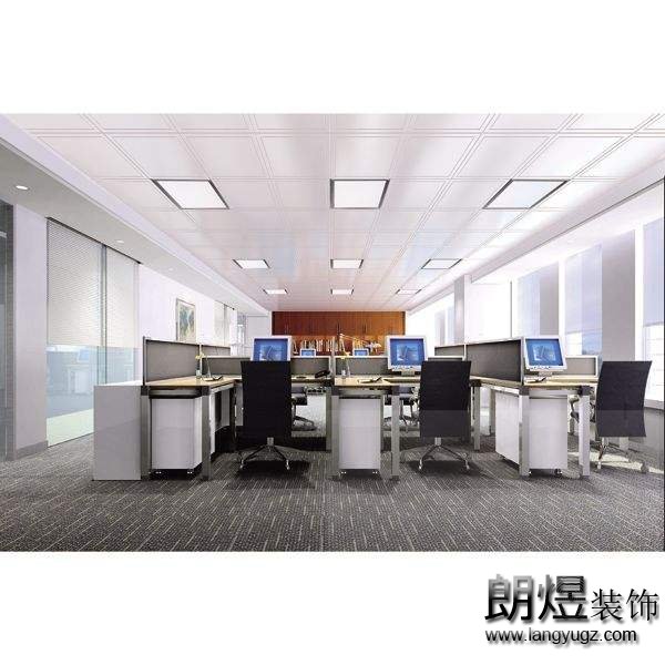 成都辦公室裝修集成吊頂效果圖