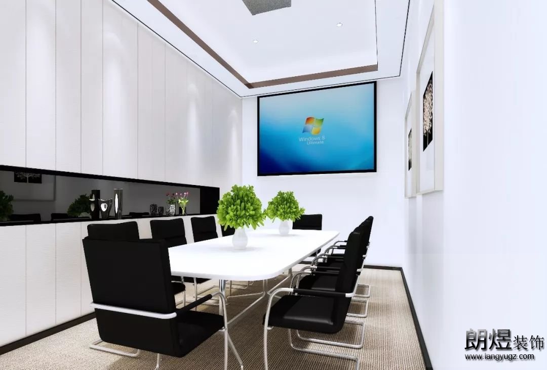 成都專業辦公室裝修公司之會議室案例效果圖
