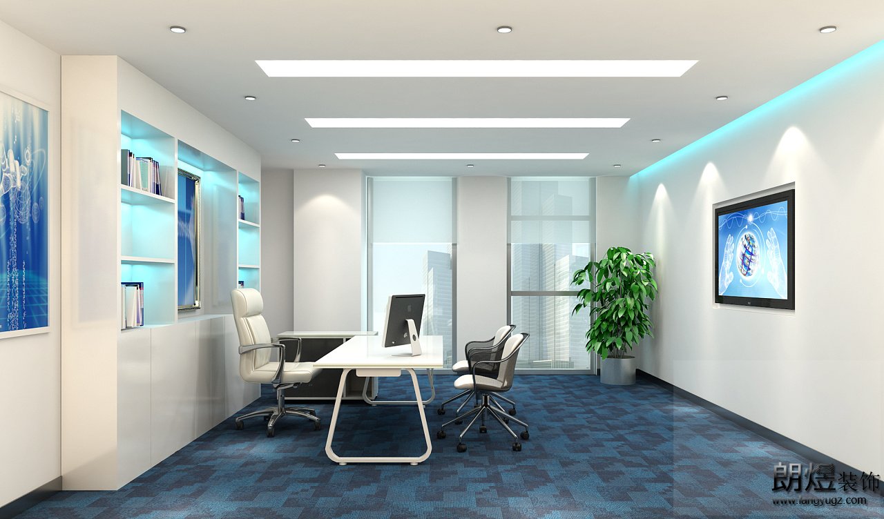老總辦公室裝修效果圖（2）