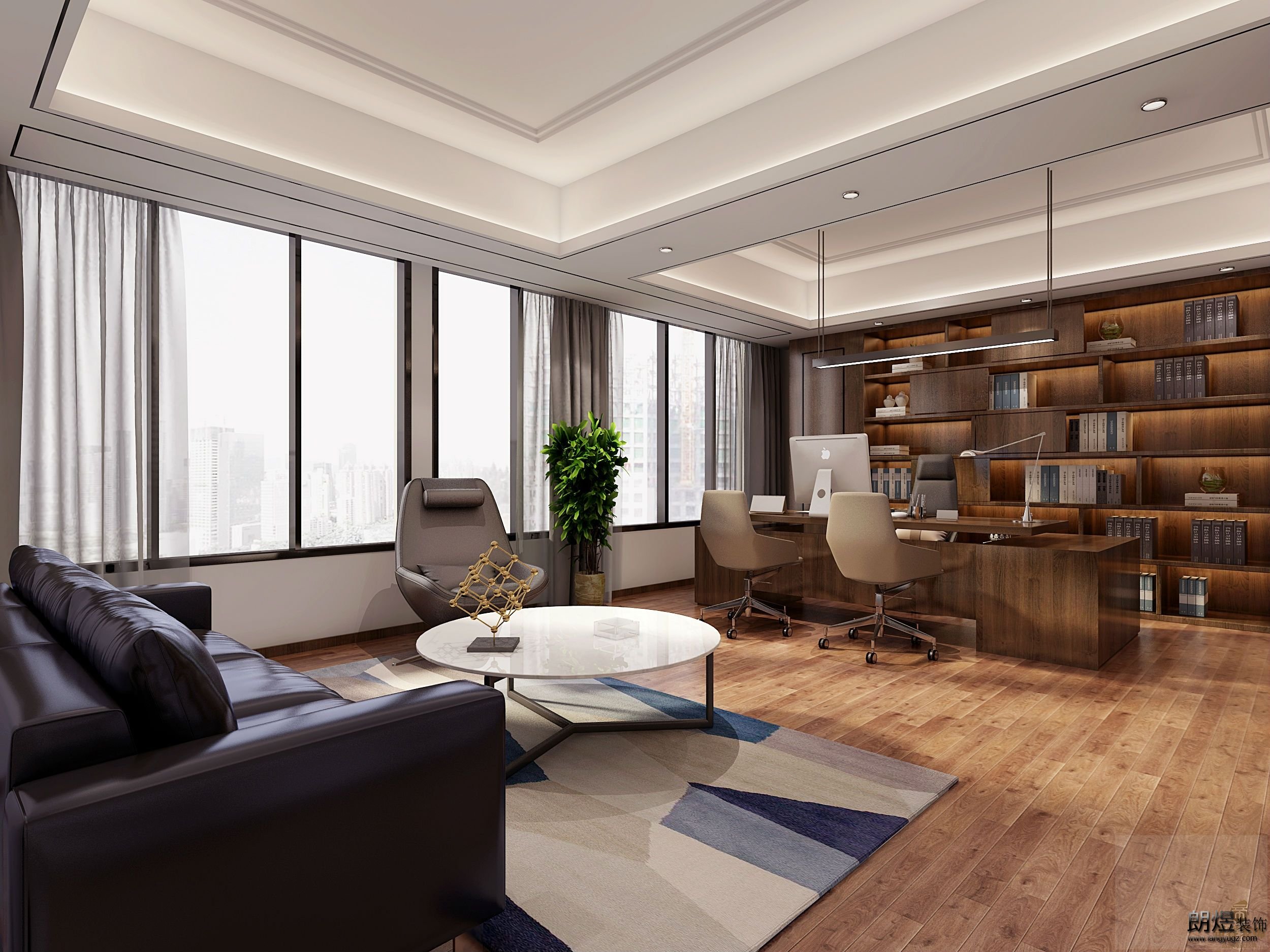 成都辦公室裝修設計效果圖