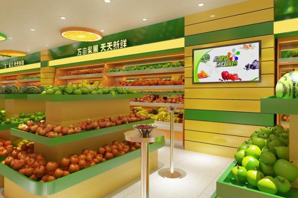 水果店鋪這樣裝修，銷售量暴增！