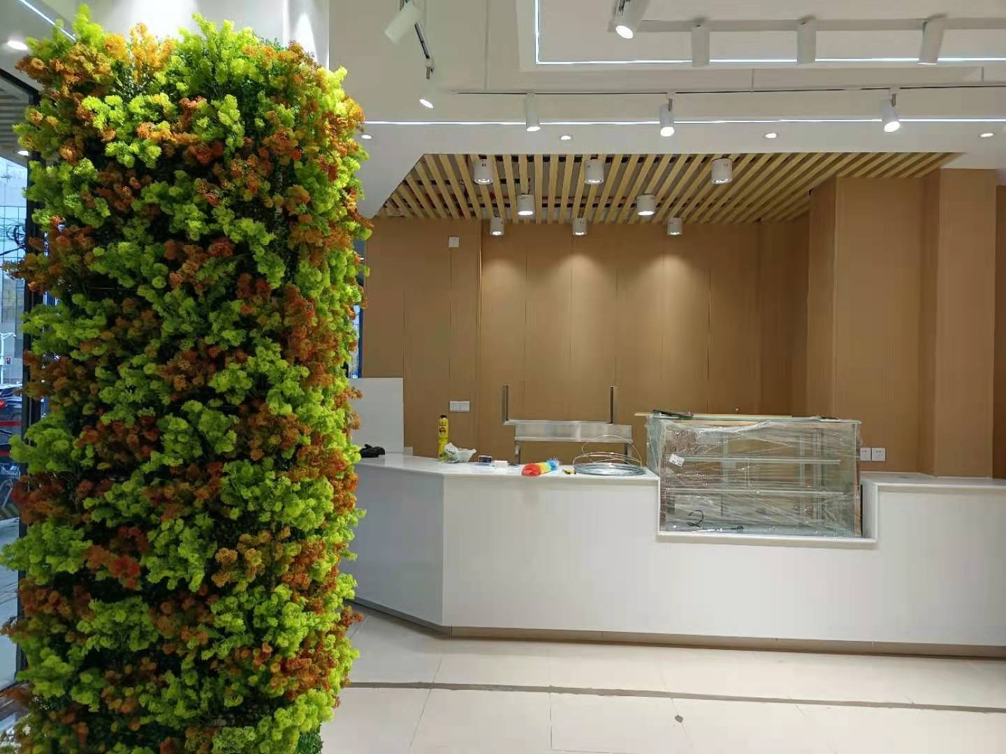 烘培店前臺裝修實景圖